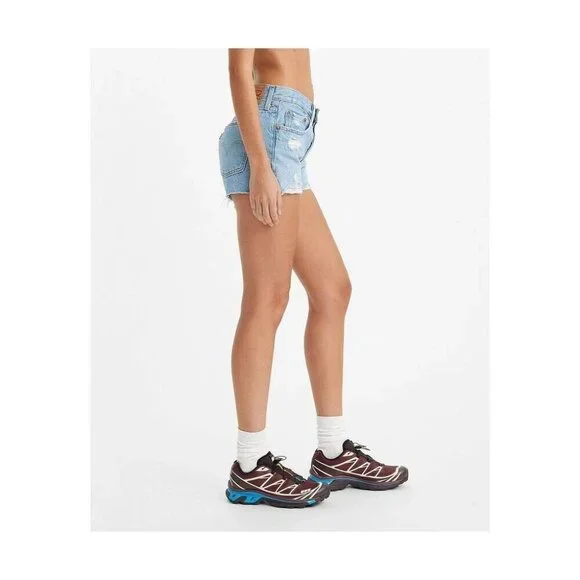 Levi's 501 Original Fit High-Rise Women's Jean Shorts - Oxnard 31 - NEW - Picture 2 of 4